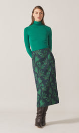 Foglia Skirt Emerald