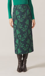 Foglia Skirt Emerald