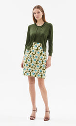 Tropez Cardigan Pine Green