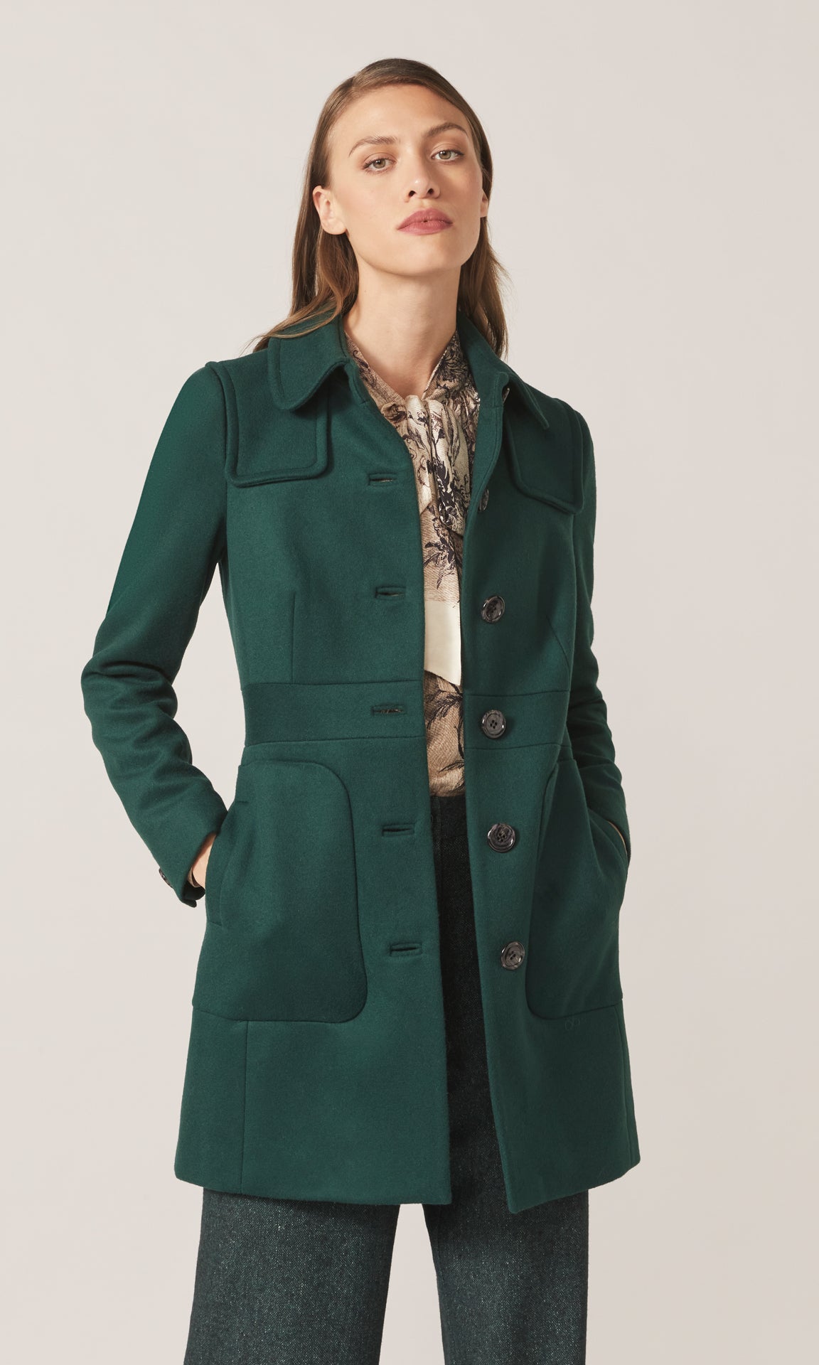 Kelly Coat Emerald