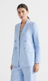 Darcy DB Jacket Chambray Blue
