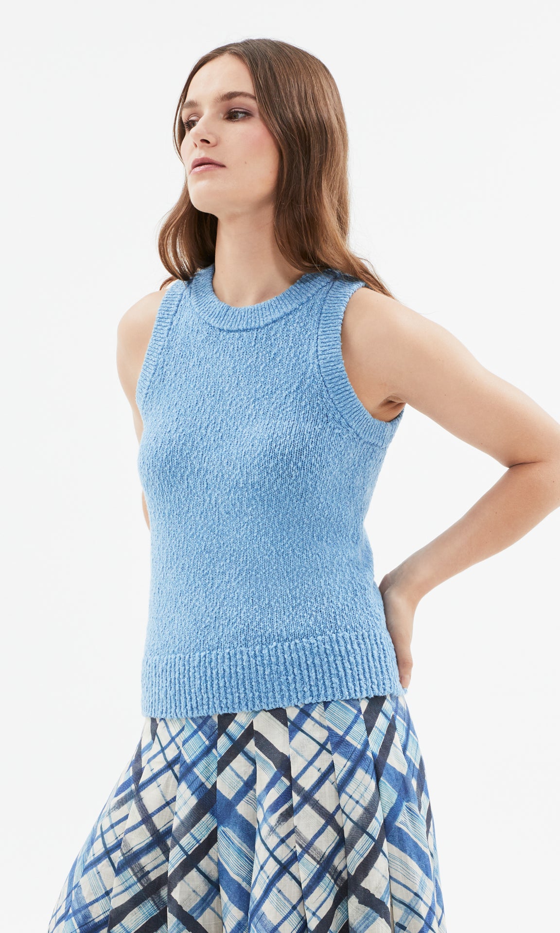 Vela Tank Cameo Blue