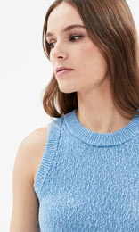 Vela Tank Cameo Blue