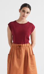 Florent Knit Vest Cherry