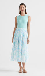Seascape Skirt Azure