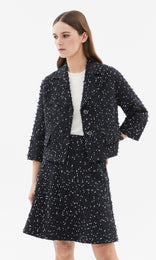 Cassis Jacket Navy/White