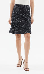 Cassis Bias Skirt Navy/White