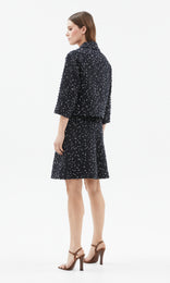 Cassis Jacket Navy/White