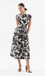 Fleur Noir Dress Blk/Creme