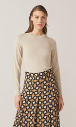 Apsley LS Crew Cream