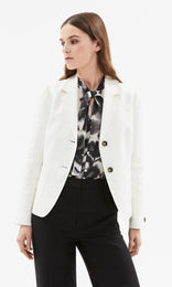 Carnaby 2 Button Blazer Ivory