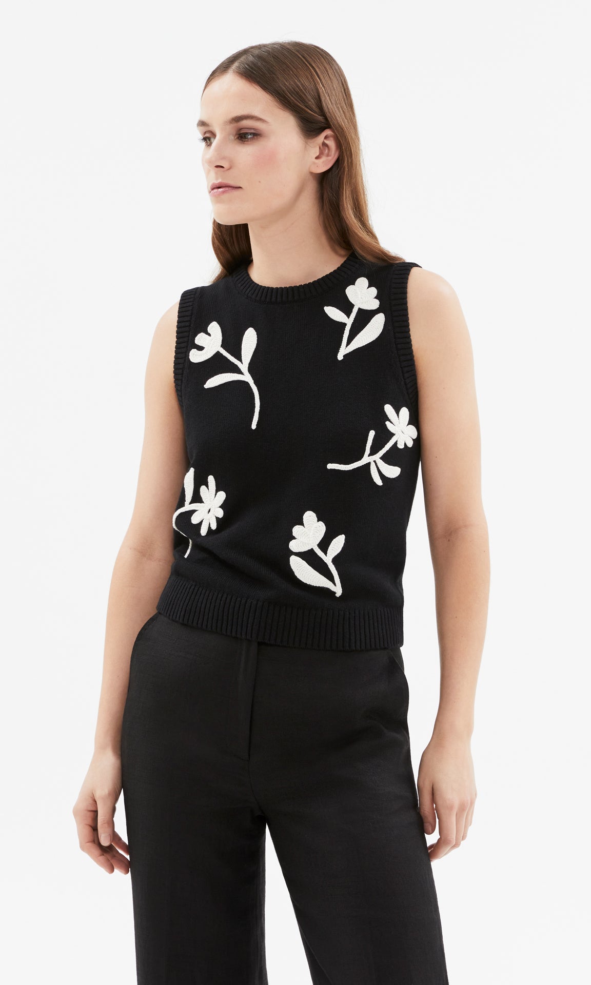 Bosco Tank Blk/Ivory