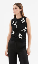 Bosco Tank Blk/Ivory