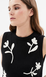 Bosco Tank Blk/Ivory