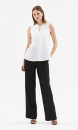 Monaco PintuckTop White