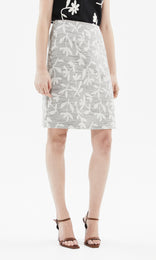 Marmi Skirt Ivory/Blk