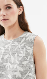 Marmi Shift Dress Ivory/Blk