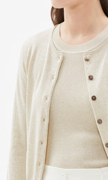 Tropez Cardigan Sandstone