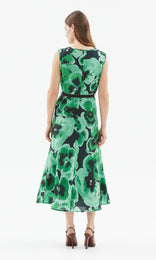 Maggiore Dress Blk/Green
