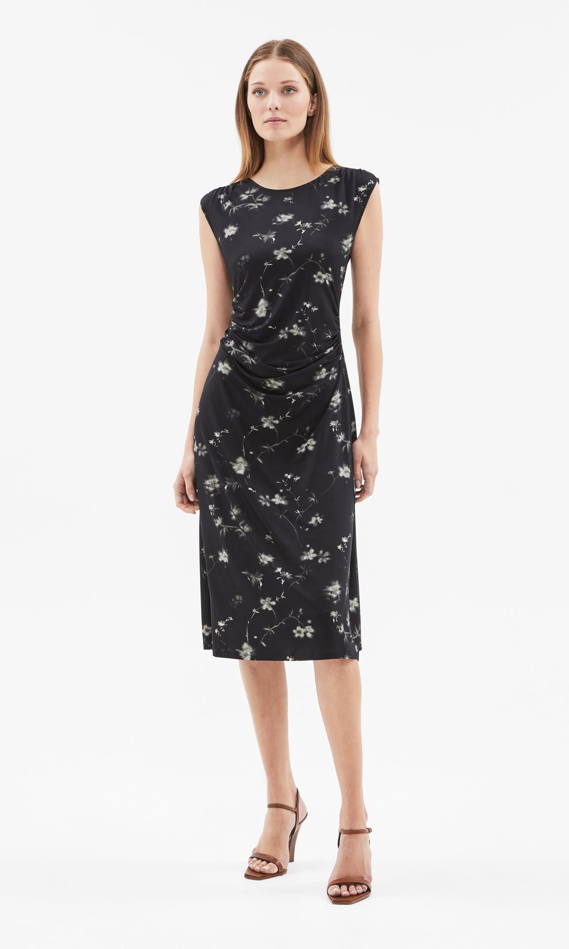 Sera Dress Black/Ecru