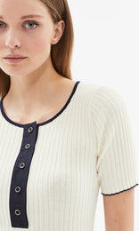 Piemonte Henley Ivory/Navy