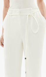 Carnaby Pant withTie belt Ivory