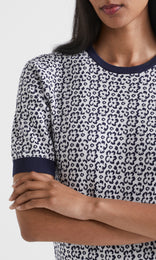 Olbia SS Crew Ivory/Navy