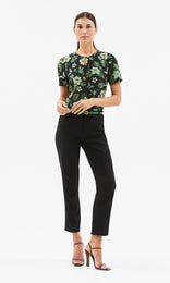 Aleria Top Blk/Green