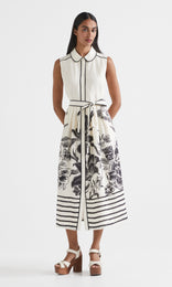 Vaso Dress Ivory