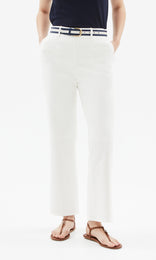 Nouvelle Straight Leg Pant Ecru