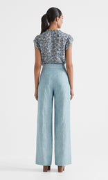 Redoute S/S Top Coastal Blue