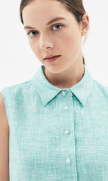 Hester Shift Dress Seafoam