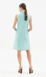 Hester Shift Dress Seafoam