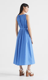Puglia Dress Ocean Blue