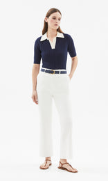 Imperia S/Sleeve Polo Navy/Ivory