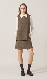 Ullman S/less Dress Camel