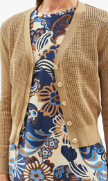 Imperia Vee Cardigan Olive