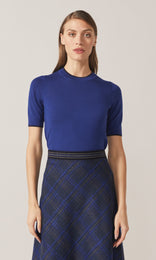 Exeter S/S Merino Cobalt