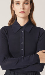 Apsley LS Polo Navy