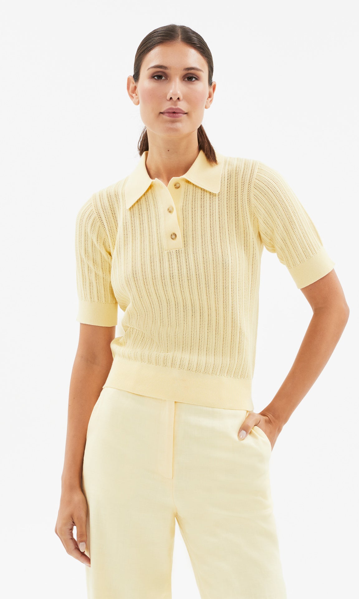Imperia S/Sleeve Polo Lemon
