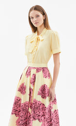 Anvers S/Sleeve Bow Shirt Butter