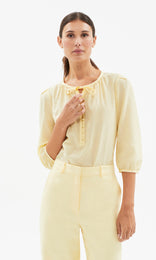 Anvers 3/4 Sleeve Blouse Butter