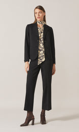 Scritta Tie Blouse Ivory