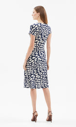 Terrazza Twist Front Dress Cobalt