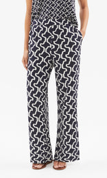 Marina Pant Navy/Ecru