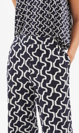 Marina Pant Navy/Ecru
