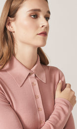 Apsley LS Polo Pink