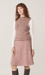 York Sleeveless Knit Pink