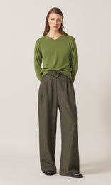 Lytton LS Vee Knit Artichoke