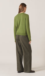 Lytton LS Vee Knit Artichoke